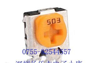 松下200K可调电阻EVND2AA03B25 立式侧调 6X6MM