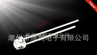 低价批发5MM白光 草帽 发光二极管(图)