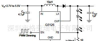 GMT 升压LED恒流驱动IC G5126