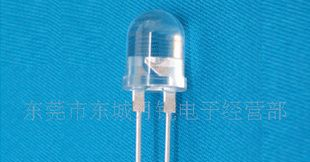 0.5W蓝光LED灯珠，10MM白发蓝LED，LED发光二极管