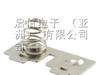 供应双触点弹簧电池夹