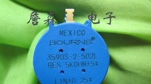 原装美国BOURNS精密多圈电位器3590S-2