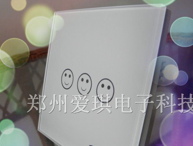 供应白色触摸遥控开关、电容式智能墙壁开关