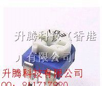 供应蓝白卧式可调电阻102 103 104等一系列阻值