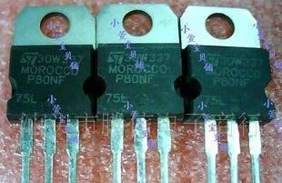 低价场效应三极管80N75，80N10,