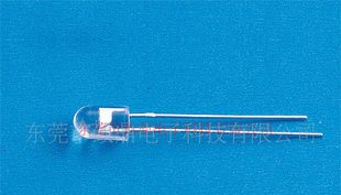 5mm橙色圆头无边led发光二极管