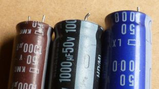 长期50V1000UF小功率低V软脚拆机电容