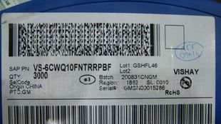 肖特基二极管6CWQ10FN    6CWQ10FNTR    现货热卖