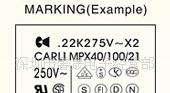 X2金属化聚丙烯薄膜电容器275VAC473K