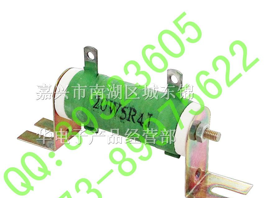供应大功率线绕电阻100W、变频器制动电阻、瓷管电阻