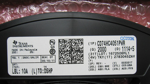 CD74HC4051PWR   TI代理商 74HC 逻辑器件 现货 特价