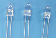 5MM高亮长脚有边白发红LED