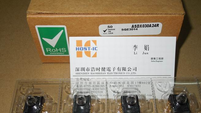 Honeywell压力传感器 ASDX030A24R