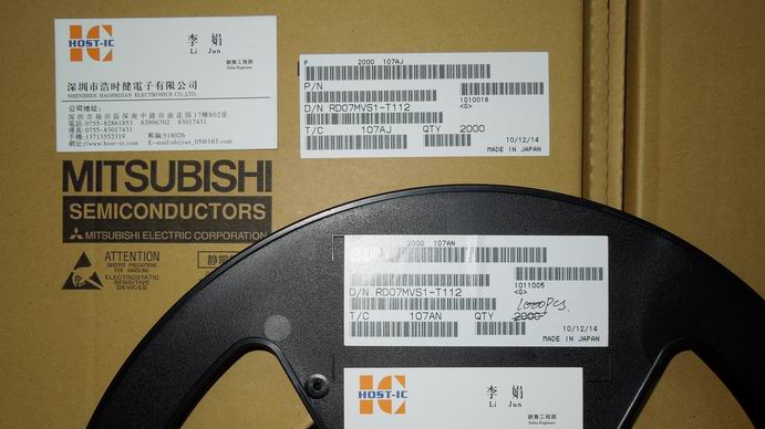 三菱高频分立MOSFET管 RD07MVS1