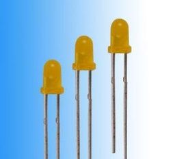 3MM黄发黄、白发黄LED发光二极管