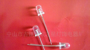 直七彩快闪，F5mm发光二极管