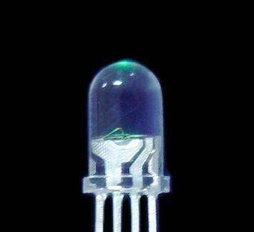 LED发光二极管5MM四脚全彩共阴共阳
