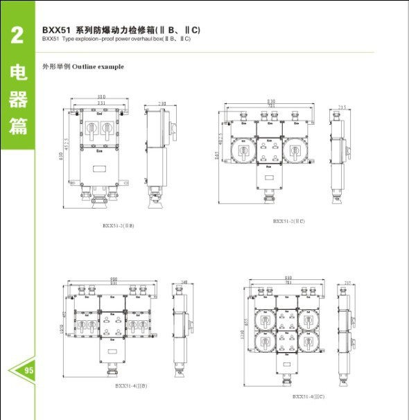 供应BXX51系列防爆动力检修箱  检修箱