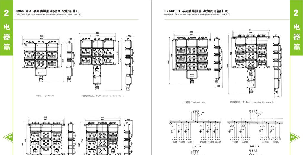 供应BXM(D)51系列防爆照明（动力）配电箱  防爆配电箱