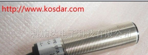 光电传感器EFA-2DNA-S35，DC10-30V，M18铁壳