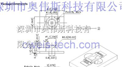 代理 KPTL-3216ZGC-5MAV-VFS-01 发光二极管