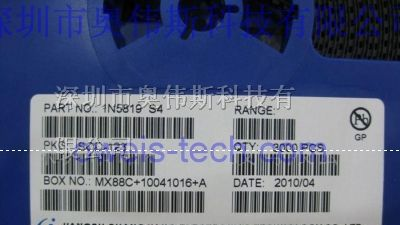 销售 1N5819 S4 长电天关二极管 全系列