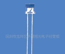 工厂生产销售3MM白发蓝平头长脚高亮发光二极管