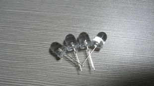 厂家F8（8MM）白发红超高亮LED发光二极管