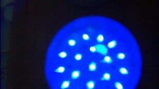 蓝色装饰补光节能灯 1W 20LED E27