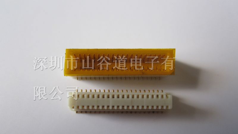 供应0.8mm直插BTB连接器母座，合高5.0mm可下载图纸