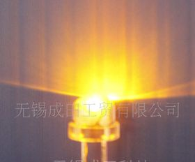 超高亮5mm草帽黄光LED(图)