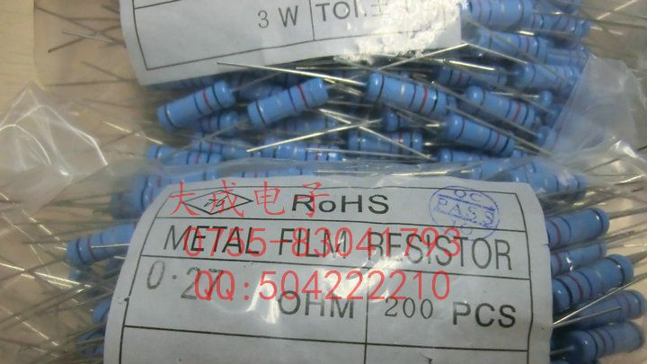 色环电阻 1%金属膜 3W 100R 110R 120R 130R 150R 180R