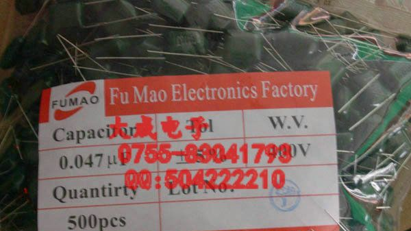 涤纶电容 100V 2A181 180PF 2A201 200PF 2A221