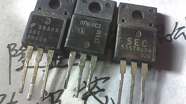 供应低价抛售进口拆机场效应管7N60 量大更优