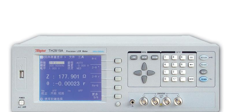 供应th2819a同惠lcr测量仪