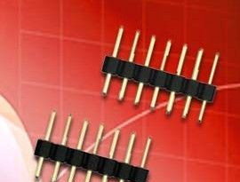 供应卧贴排针，价格实惠现货批发卧贴排针连接器PCB插座头