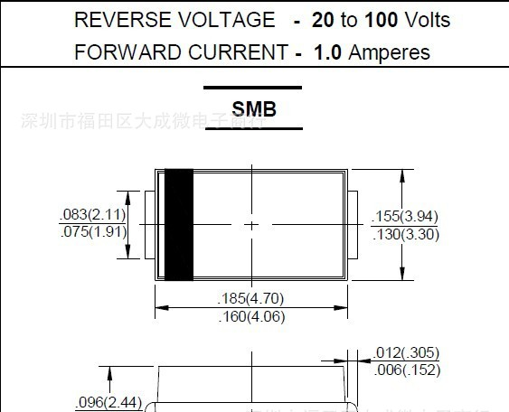 快恢复二极管 ES2A ES2B ES2C ES2D ES2F ES2G ES2J SMB/贴片 2A