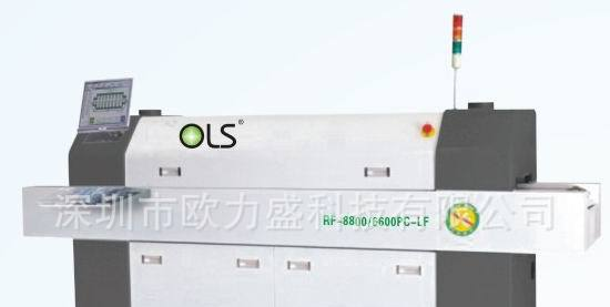 供应全电脑六温区回流焊RF-6600PC 带导轨经济型无铅回流焊热销中