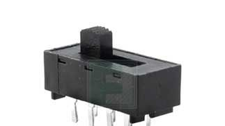 C&K Components L203011-MS-02-Q 滑动开关 DP3T PTH AG