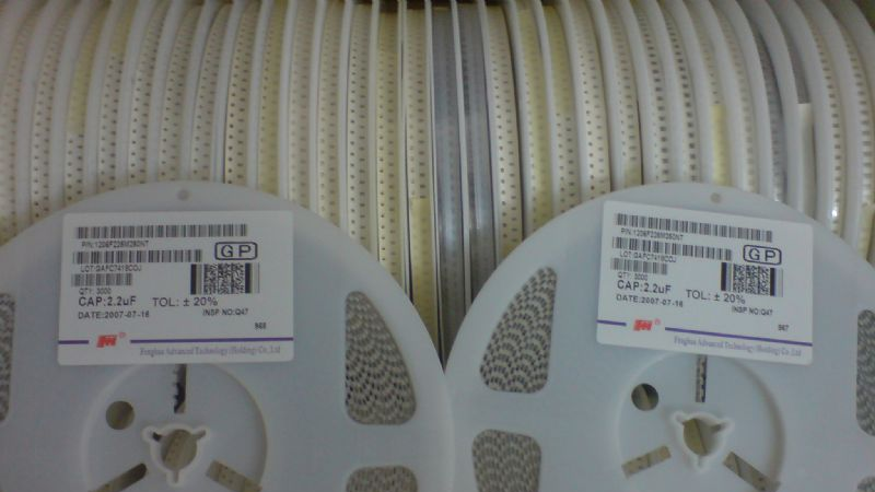 代理风华贴片电容1206 272K 2.2NF X7R 10% 1000V
