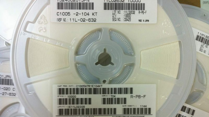 代理TDK电容1206 683K 68NF X7R 10% 250V