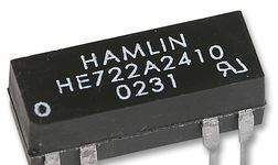HAMLIN ELECTRONICS - HE722A2410 - 继电器 REED DIL DPNO 24VDC