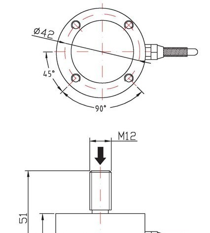 供应超小型称重传感器│超小型测力传感器EVT-14G