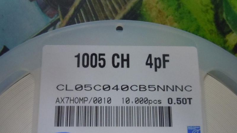 供应三星贴片电容CL05C040B5NNNC 0402 4pf 50v