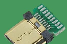供应miniHDMI公座连接器带PCB板-大量供货，量大从优