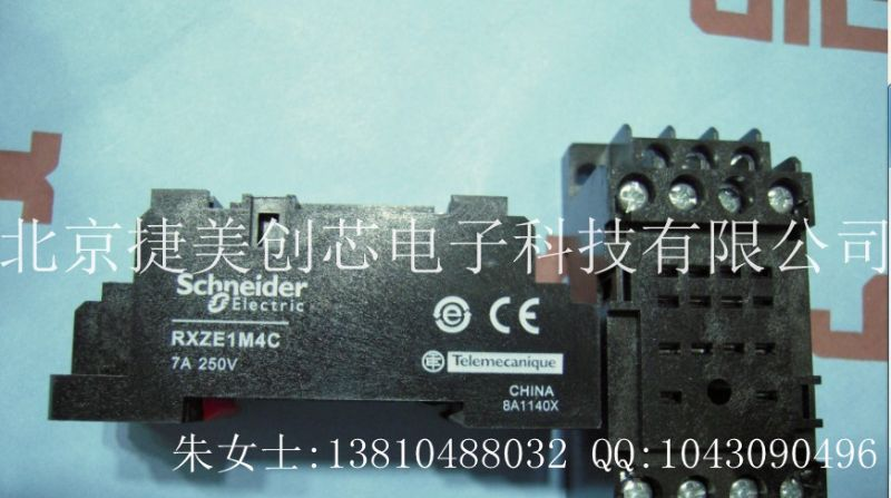 供应施耐德小型继电器座RXZE1M4C 原装 假一罚十