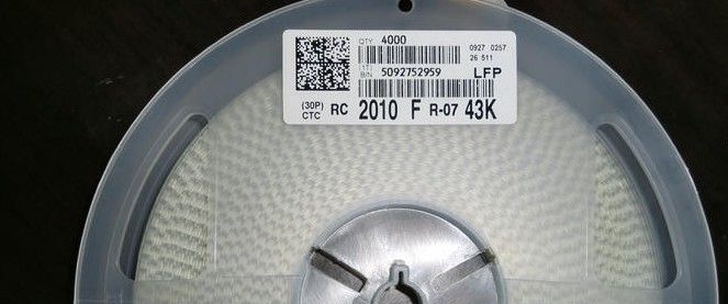 供应 国巨电阻 2010 43k 1% 质量保证 现货供应 2010 贴片电阻 0.85