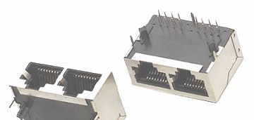 供应RJ45 1X2带滤波器