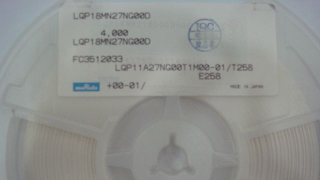 代理村田贴片薄膜电感LQG15MN2N0W02 0402 2.0NH 220mA ±0.05nH