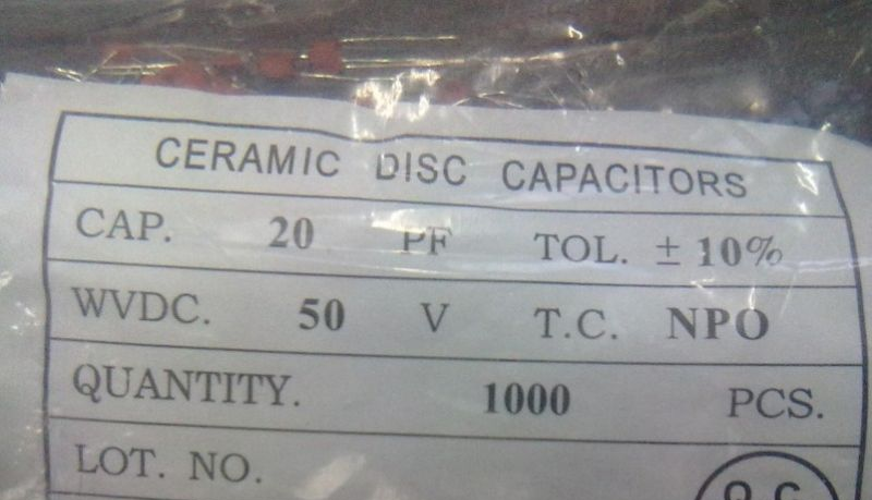 供应一系列瓷片电容20P